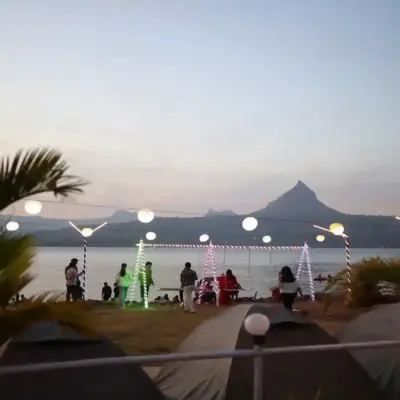 Pawna Lake view near Pawna Campex