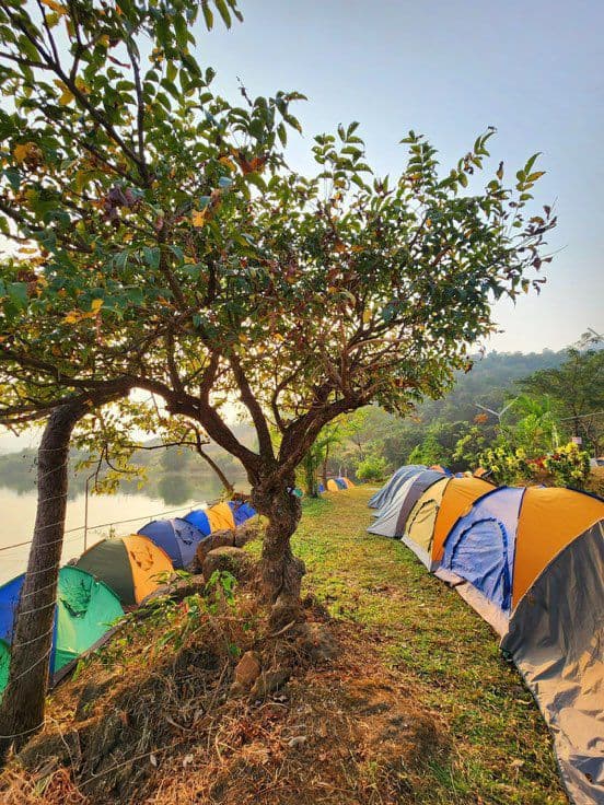 Tent camping stay